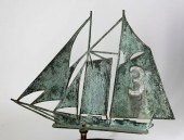 GREEN PATINA BRONZE WEATHERVAN