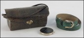 GREEN SNAKESKIN HANDBAG. Toget