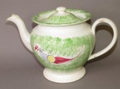GREEN SPATTER PEAFOWL PATTERN