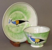 GREEN SPATTER PEAFOWL PATTERN