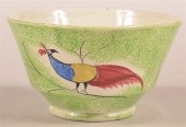 GREEN SPATTER PEAFOWL PATTERN