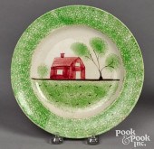 GREEN SPATTER SCHOOLHOUSE PLAT