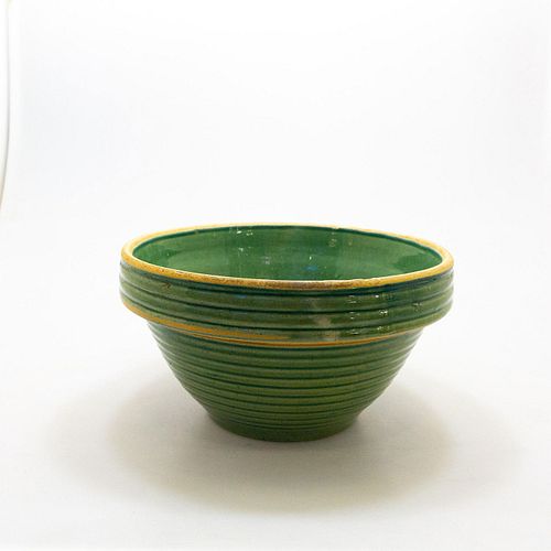 GREEN STONEWARE MIXING BOWLLarge