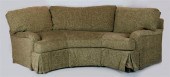 GREEN TWEED UPHOLSTERED CORNER