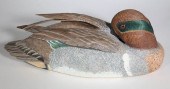 GREEN-WINGED TEAL DRAKE DECOYG