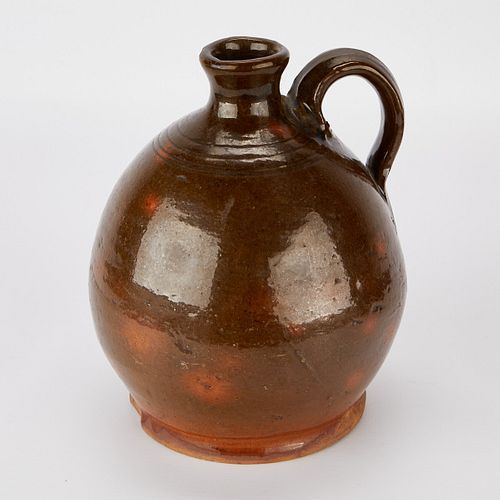 GREEN & YELLOW REDWARE JUGSmall