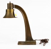 GREENBERG'S BRONZE TASK LAMP O