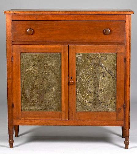 GREENE CO. TENNESSEE PIE SAFE, LYRE