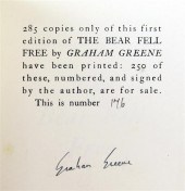 GREENE (G) THE BEAR FELL FREE