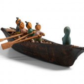 Greenlandic Inuit Model Umiak
