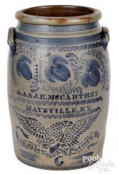GREENSBORO, PA STONEWARE CROCK