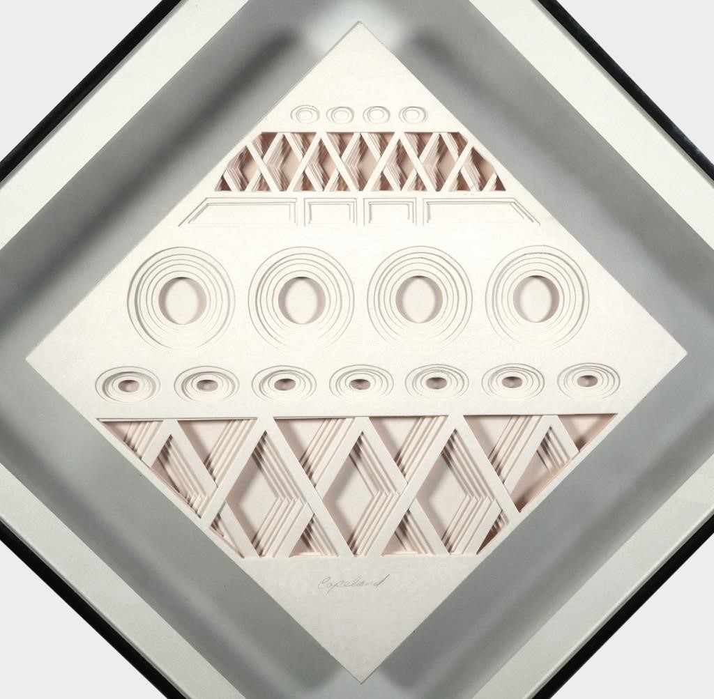 GREG COPELAND, CUT PAPER WALL