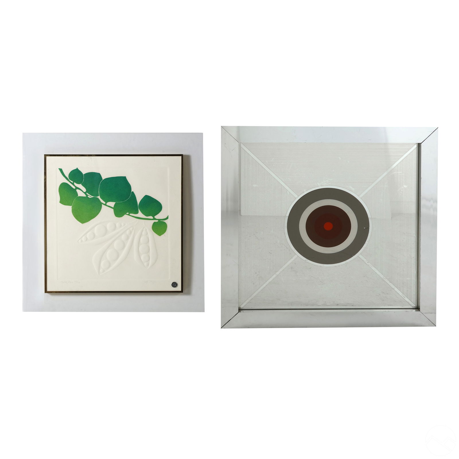 GREG COPELAND MCM OP ART MIRROR AND