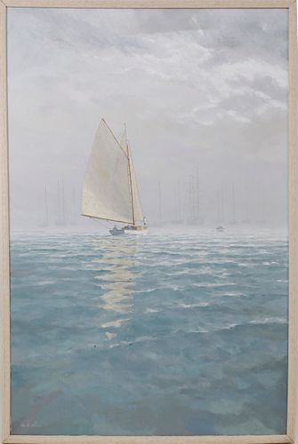 GREG HILL OIL ON LINEN,