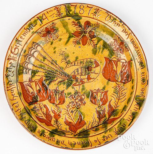 GREG SCHOONER SGRAFFITO DECORATED