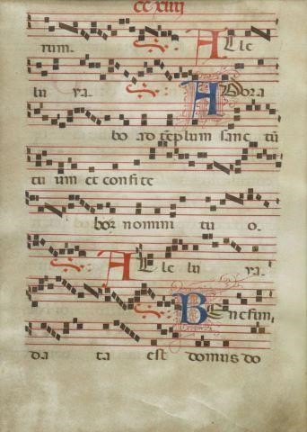 GREGORIAN CHANT SHEET MUSIC