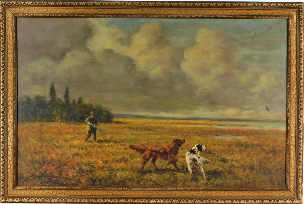 GREGORY HOLLYER HUNTING DOGS