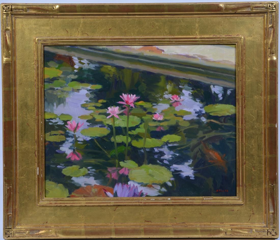 GREGORY HULL (AM, B. 1950), "LILIES