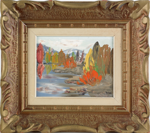 Gregory Naha acrylic on board