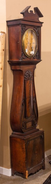 GREIG MAHOGANY LONGCASE CLOCK