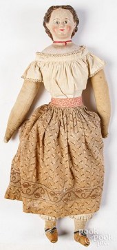 GREINER TYPE PAPIER-MâCHé DOLL
