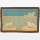 GRENFELL HOOKED RUG WITH POLAR