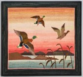 GRENFELL HOOKED RUG'Summer' Du