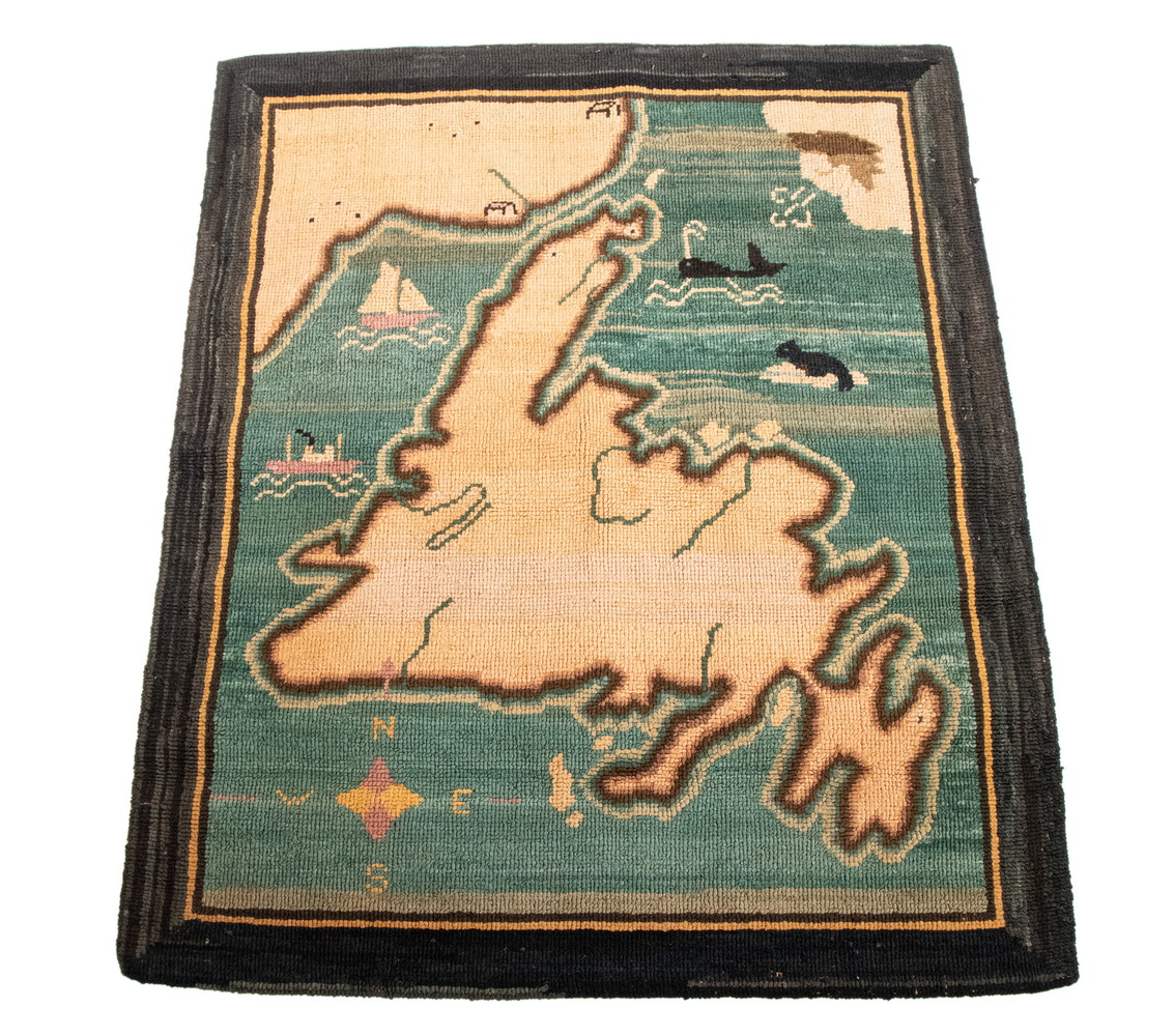 GRENFELL MAP OF NEWFOUNDLAND MAT