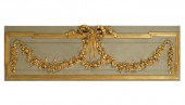 GREY-PAINTED AND GILT BOISERIE