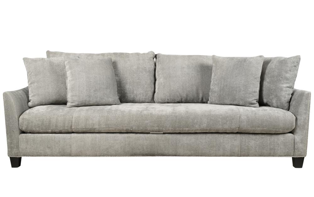GREY UPHOLSTERED SOFAGrey