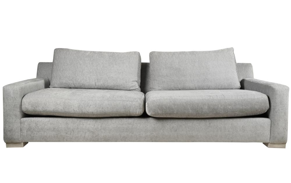 GREY UPHOLSTERED SOFAGrey