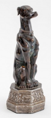 GREYHOUND FIGURINE SCULPTURE A