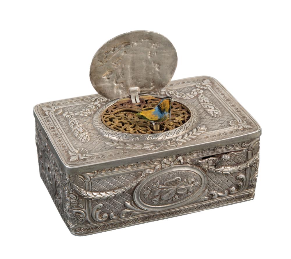 GRIESBAUM SINGING BIRD AUTOMATON