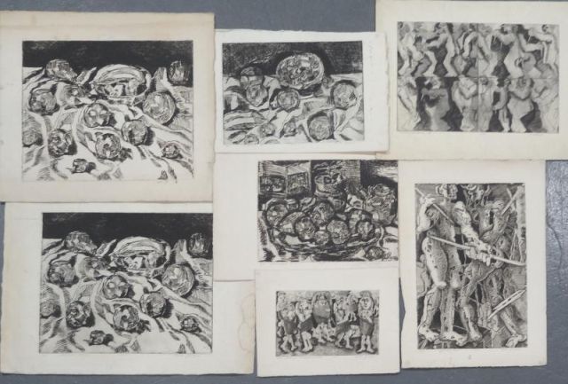 GRIPPE Peter. 7 Etchings.''Still