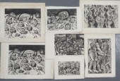 GRIPPE Peter. 7 Etchings.''Sti