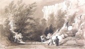 GRISAILLE LANDSCAPE, ENGLISH,