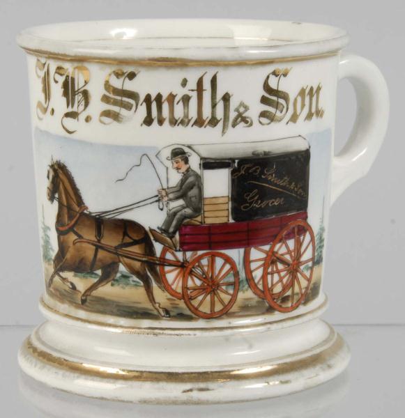Grocer's Horse-Drawn Wagon