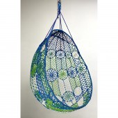 Groovy Flower Power Woven Hang