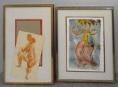 GROSS Chaim. 2 Works on Paper