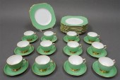 GROSVENOR GREEN BORDER PORCELA