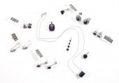 GROUP, 10 NEW 925 AMETHYST PEN