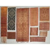 GROUP (10) OLD ASIAN TEXTILES<