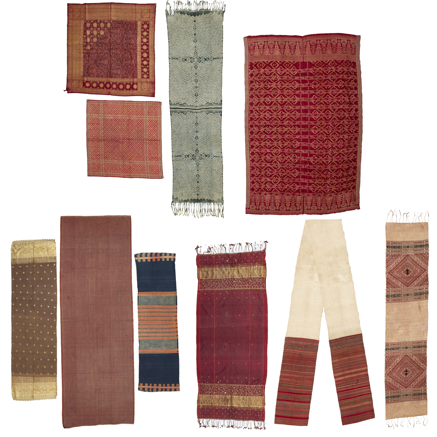 GROUP (10) SOUTHEAST ASIAN TEXTILES