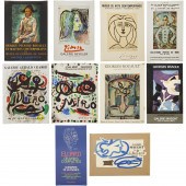 GROUP (10) VINTAGE ART EXHIBIT