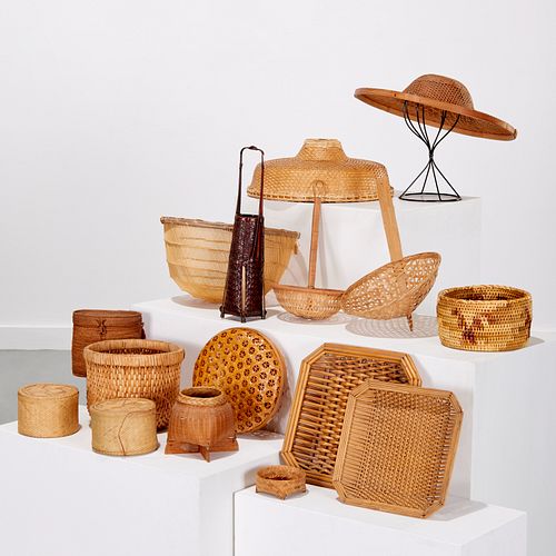 GROUP (15) ASIAN BASKETS AND
