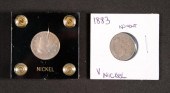 GROUP, 2 LIBERTY NICKEL COINSG