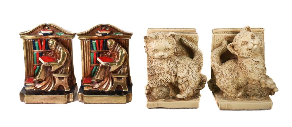 GROUP, 2 SETS OF VINTAGE FIGURAL