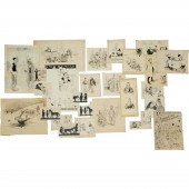GROUP (26) ORIGINAL ILLUSTRATI