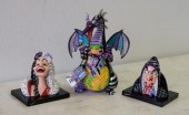 GROUP, 3 BRITTO SCULPTURES DIS
