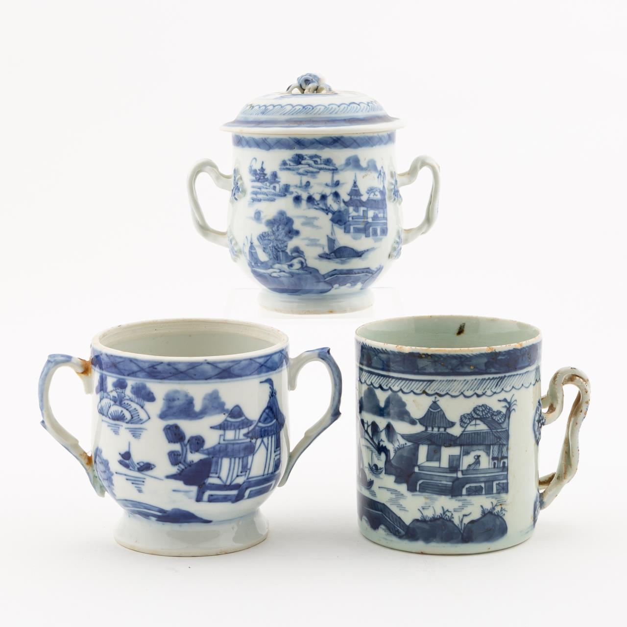 GROUP 3 CANTON BLUE & WHITE